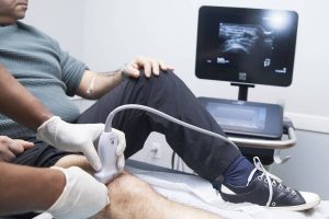 Ultrasound to knee